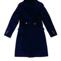 Virgin wool coat with mink