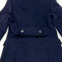 Virgin wool coat with mink
