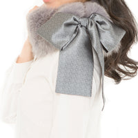 Fox and Hakata Weave Duo Material Scarf