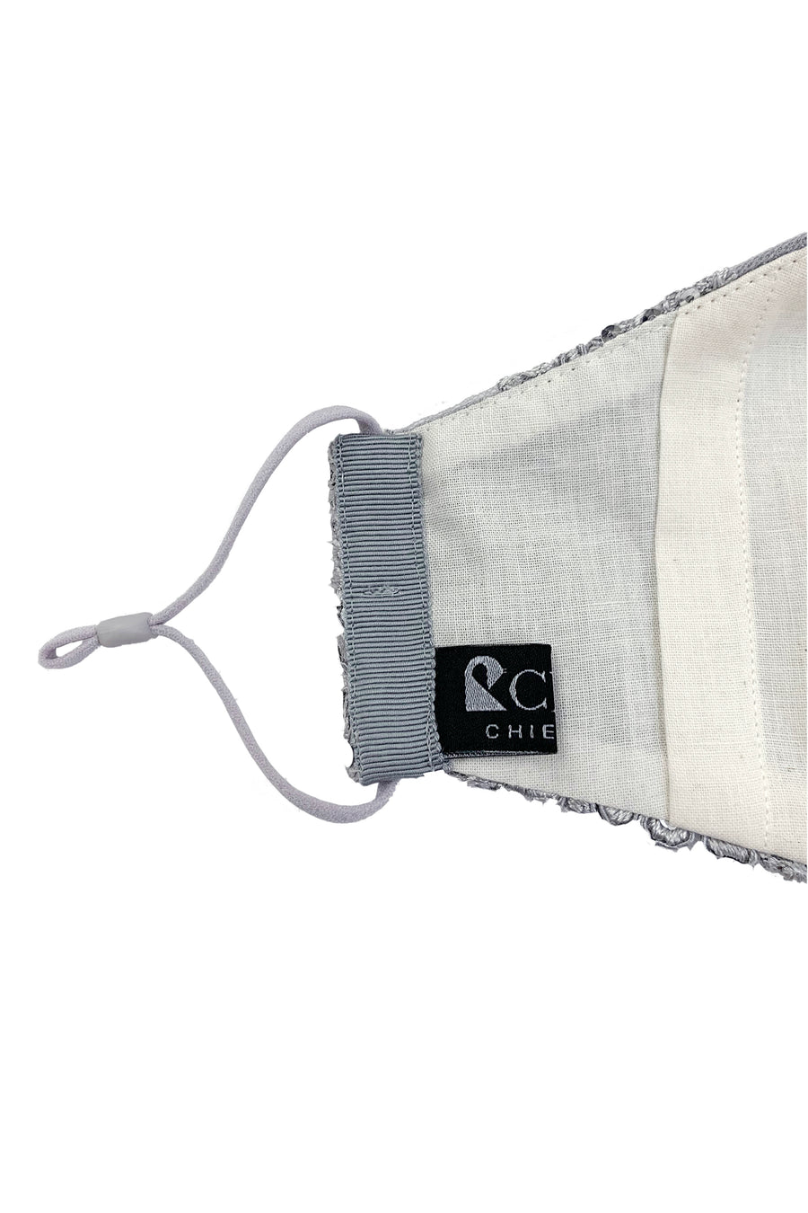 Chie Chic Posh Mask - Spangle Grey