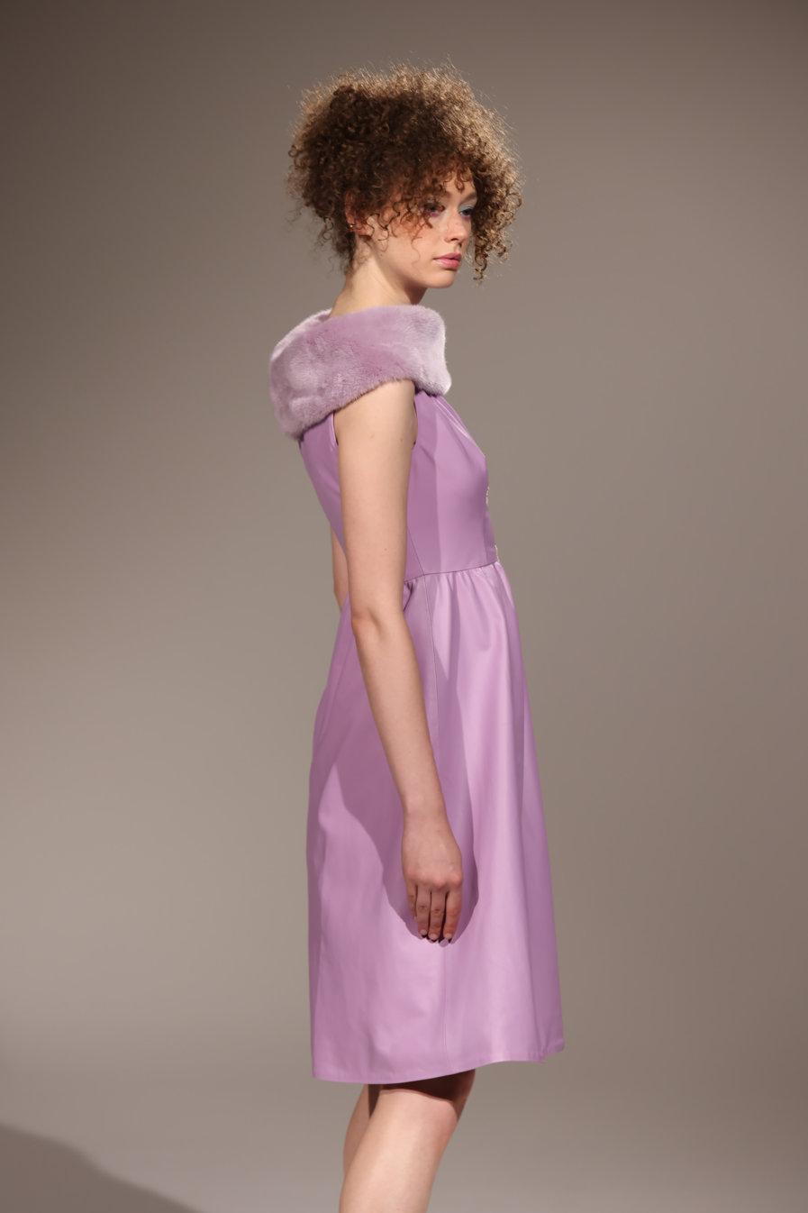 Chie Imai 21 コレクション 13 スパニッシュラムスキン ワンピースドレス Chie Imai